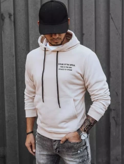 FashionStreet ecru pánska mikina BX5461