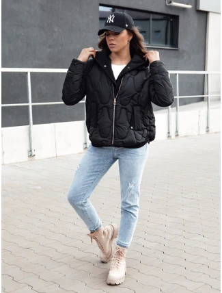 WINDGLAM dámska zimná bunda čierna FashionStreet TY4423 WINDGLAM dámska zimná bunda čierna FashionStreet TY4423