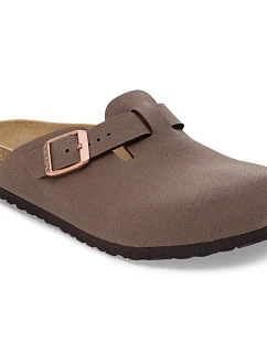 Birkenstock dreváky BOSTON KIDS BS 1030809 MOCCA (úzka šírka) detské