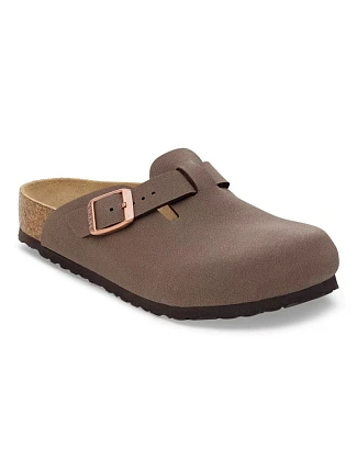 Birkenstock dreváky BOSTON KIDS BS 1030809 MOCCA (úzka šírka) detské