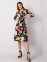 Šaty LK SK 508125.43P čierna a červená