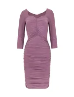 Dámske šaty K006 fialová - Makover