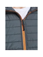 Jack&Jones JJEMULTI QUILTED JACKET 12182242 GREY MELANGE/SET-IN SLE