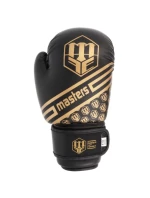 RPU-20 MASTERS 4 oz čierno-zlaté boxerské rukavice