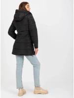 Dámska bunda NM KR L22 9872 .93 čierna a béžová