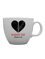 Personalizovaný keramický hrnček MEGA XXL s objemom 1 000 ml – Dve miesta, jedno srdce Personalizovaný keramický hrnček MEGA XXL s objemom 1 000 ml – Dve miesta, jedno srdce