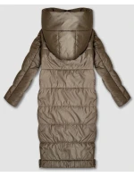 Dámska dlhá ľahko zateplená bunda S'West beige (B8510-12) Dámska dlhá ľahko zateplená bunda S'West beige (B8510-12)