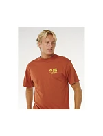 Pánske tričko RIP CURL Pacific Rinse Glass Off Tee, hnedé