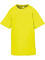 Spiro S 287J Detské športové tričko „Aircool“ 29.287J flo yellow