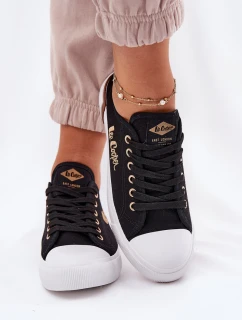 Trampki Materiałowe Damskie Lee Cooper LCW-25-31-3427L Czarne