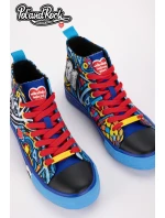 Trampki Pol'and'Rock Festival X Big Star SS174500 Niebieskie