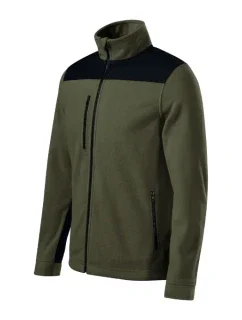 Efekt fleece unisex vojenský