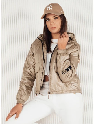 Dámska prechodná bunda ARON camel FashionStreet TY4112 Dámska prechodná bunda ARON camel FashionStreet TY4112