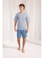 Regina 496 cr/r M-XL W25 pánske pyžamo