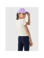 Dievčenské základné tričko 4F 4FJWSS25TTSHF1852-12S Dievčenské základné tričko 4F 4FJWSS25TTSHF1852-12S