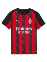 Detský replika Puma AC Milan domáci dres čierno-červený 779965 01