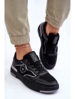 Damskie Sportowe Buty Big Star LL274443 Czarno-Szare