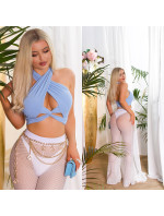 Sexy Koucla Neckholder Crop Top with Cut Outs