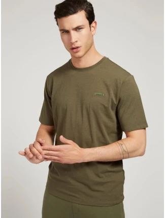 Pánske tričko U1YA15JR06K - G8F6 khaki - Guess Pánske tričko U1YA15JR06K - G8F6 khaki - Guess