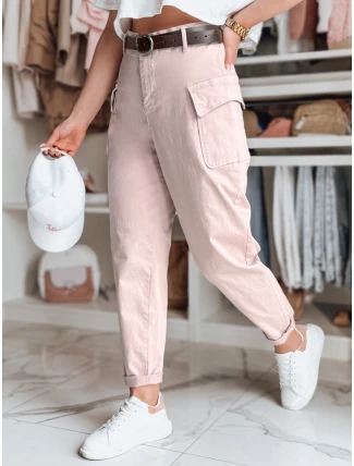Dámske cargo nohavice GOTRENDI ružové FashionStreet UY2523 Dámske cargo nohavice GOTRENDI ružové FashionStreet UY2523