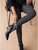 Dámske hrubé krycie pančucháče z bavlny, antracitové, FashionStreet UY3216 Dámske hrubé krycie pančucháče z bavlny, antracitové, FashionStreet UY3216