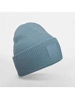 Beechfield B 336R Pletená čiapka Patch „Tonal“ 53.336R zaprášene modrá
