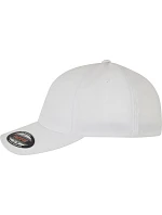 Flexfit 6277WR 6-panelová čiapka s výložkom „Waterrepellent“ 55.77WR biela