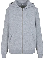 Build your Brand BY 290 Dámska mikina s kapucou z hrubej bavlny „Fluffy“ 56.0290 heather grey Build your Brand BY 290 Dámska mikina s kapucou z hrubej bavlny „Fluffy“ 56.0290 heather grey