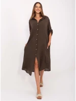 TW SK BI šaty 24135.81 tmavohnedá TW SK BI šaty 24135.81 tmavohnedá