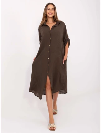 TW SK BI šaty 24135.81 tmavohnedá TW SK BI šaty 24135.81 tmavohnedá