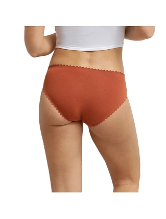 Dámske nohavičky 2 ks DIM BODY TOUCH MIDI BRIEF 2x - DIM - tehlová Dámske nohavičky 2 ks DIM BODY TOUCH MIDI BRIEF 2x - DIM - tehlová