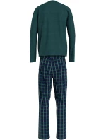 Pánske pyžamo UM0UM03130 0WP zelené káro - Tommy Hilfiger Pánske pyžamo UM0UM03130 0WP zelené káro - Tommy Hilfiger
