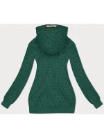 Dámska mikina s tyrkysovým vzorom (2304)