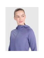 Dámska tréningová mikina s kapucňou regular rýchloschnúca 4F 4FRSS25TFSWF467-32S