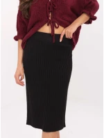 Sukňa D93020M50243A3 čierna