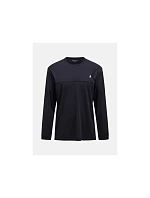 Pánske tričko PEAK PERFORMANCE M Trail Wool Blend LS, čierne Pánske tričko PEAK PERFORMANCE M Trail Wool Blend LS, čierne