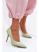 Klasické lodičky z imitácie lakovanej kože Green Odira Klasické lodičky z imitácie lakovanej kože Green Odira