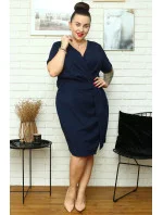 Dámske šaty SA958 modré - Karko Dámske šaty SA958 modré - Karko