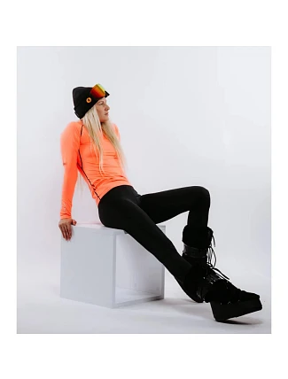 Dámske zateplené legíny čierne - MAR-IA Dámske zateplené legíny čierne - MAR-IA