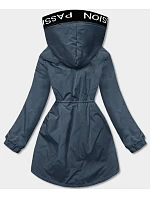 Dámska oversize parka modrá (B8080-72) Dámska oversize parka modrá (B8080-72)