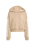 Dámska mikina Essentials French Terry Quarter Zip Hoodie beige JX7676