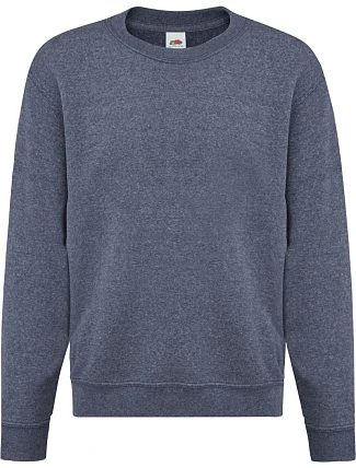 Fruit of the Loom Classic Kids Set-In Sweat Detská mikina 16.2041 vintage heather navy