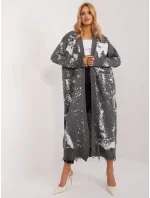 Sveter BA SW 14105.27 tmavosivá