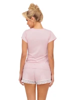 Jednoducho 1/2 púdrovo ružové pyžamo - Donna