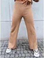 Dámske nohavice so širokými nohavicami MOSSYMOOD camel FashionStreet UY1690 Dámske nohavice so širokými nohavicami MOSSYMOOD camel FashionStreet UY1690