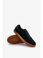 Trampki Męskie Zamszowe Big Star NN174187 Czarne