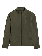 Chlapčenský fleece 4F M413 khaki 4FJWAW25TFLEM413 43S