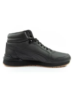 Puma ST Runner v4 Mid športové topánky Pánske členkové tenisky Black