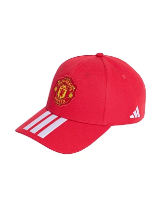 Adidas Manchester United baseballová čiapka červená KT0648 Adidas Manchester United baseballová čiapka červená KT0648