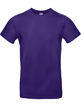 B&C #E190 Tričko z hrubej bavlny 01.003T radiant purple